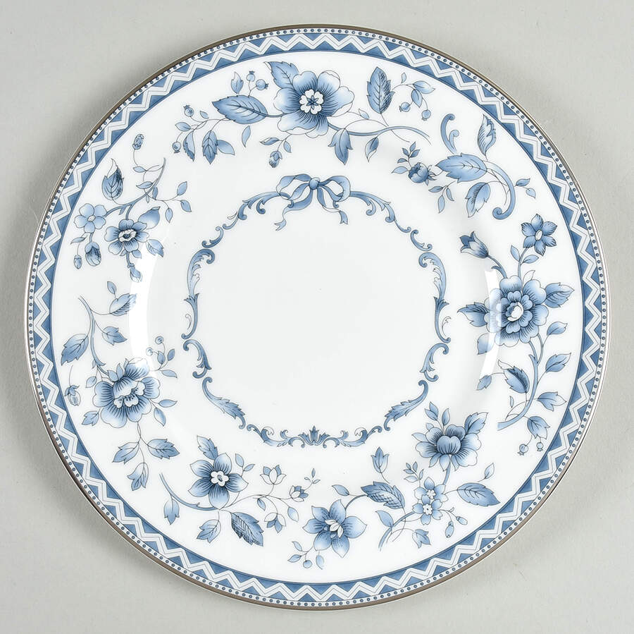 Josephine Platinum Salad Plate by Royal Doulton-1