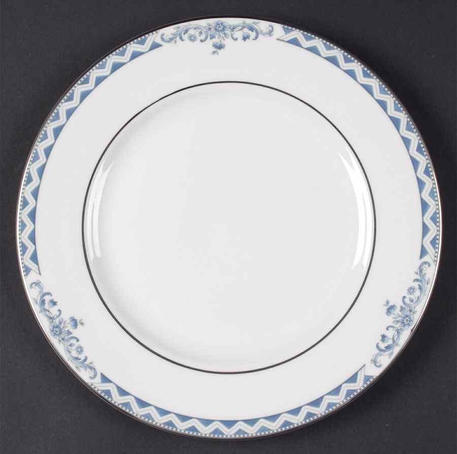 Josephine Platinum Luncheon Plate by Royal Doulton-1