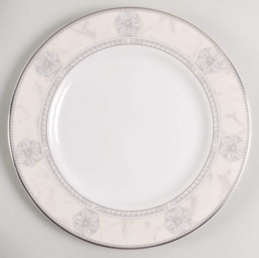 Naples Platinum Accent Luncheon Plate by Royal Doulton-1