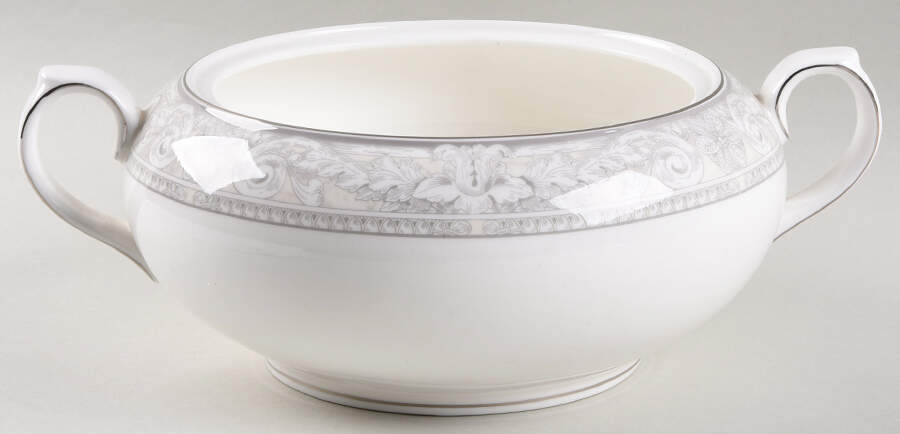 Naples Platinum Round Vegetable No Lid by Royal Doulton-1