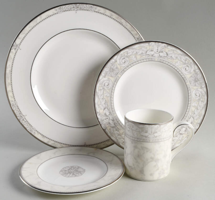 Naples Platinum 4 Piece Place Setting by Royal Doulton-1