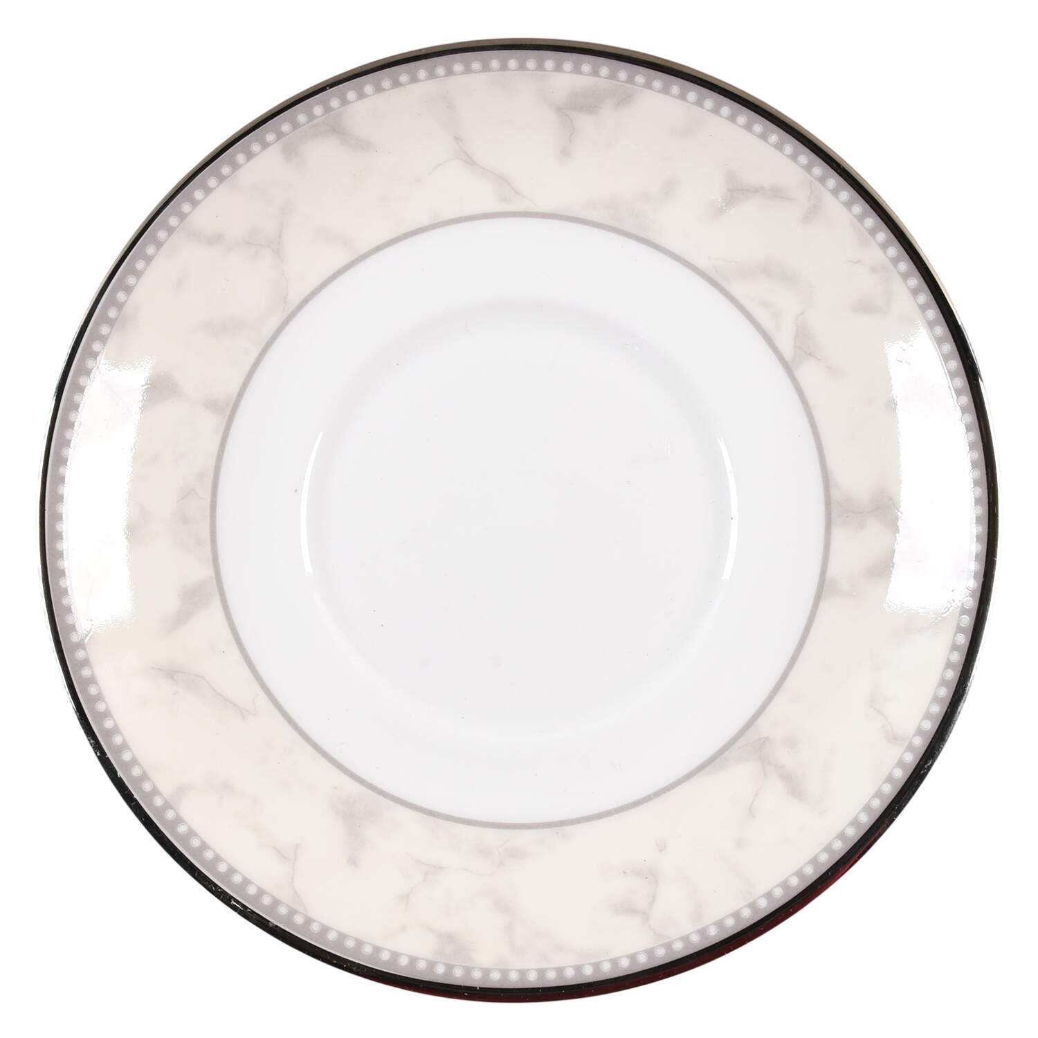 Naples Platinum Saucer for Flat Demitasse Cup by Royal Doulton-1