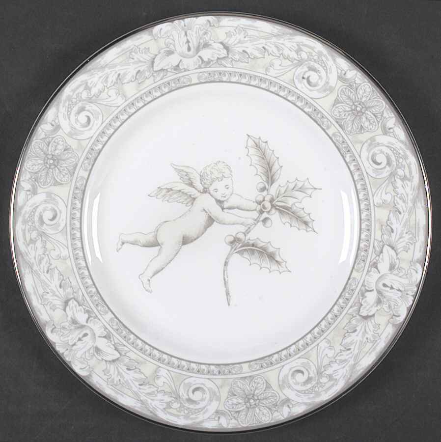 Naples Platinum Holiday Salad Plate by Royal Doulton-1