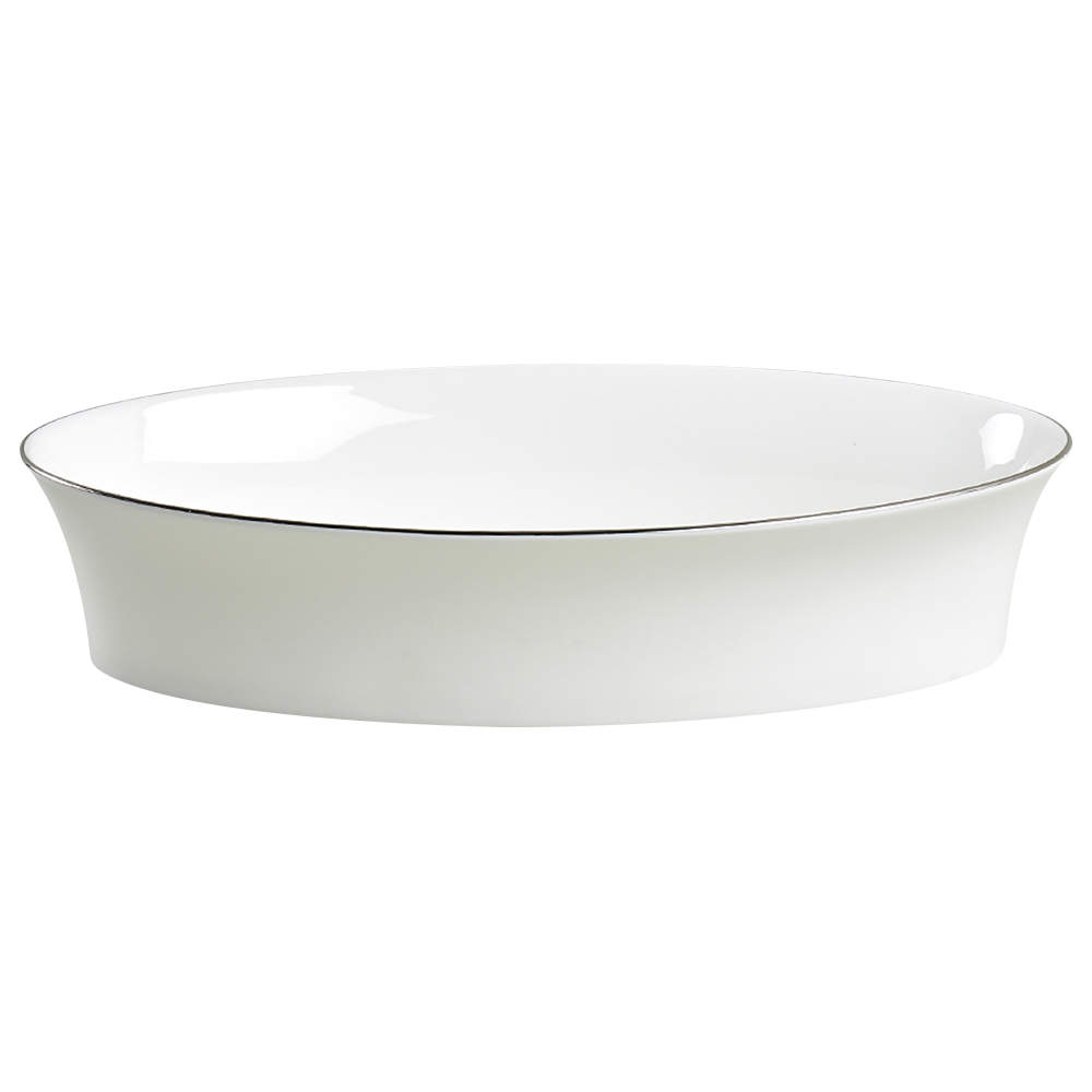 Fusion Platinum 12" Oval Vegetable Bowl by Royal Doulton-1