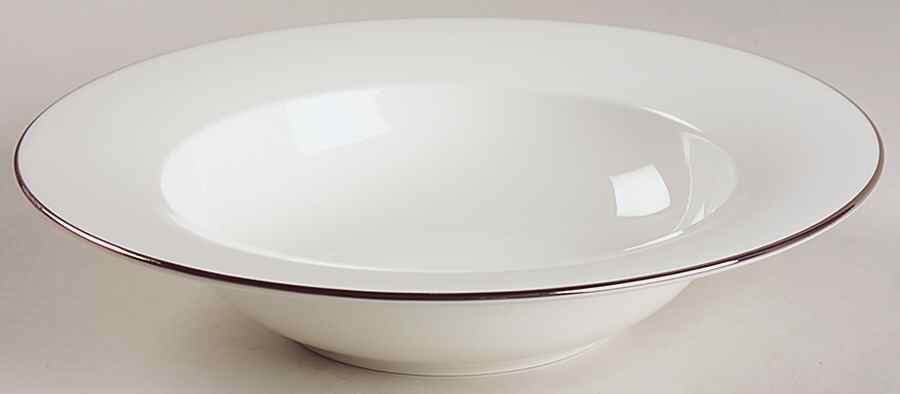 Fusion Platinum Rim Soup Bowl by Royal Doulton-1