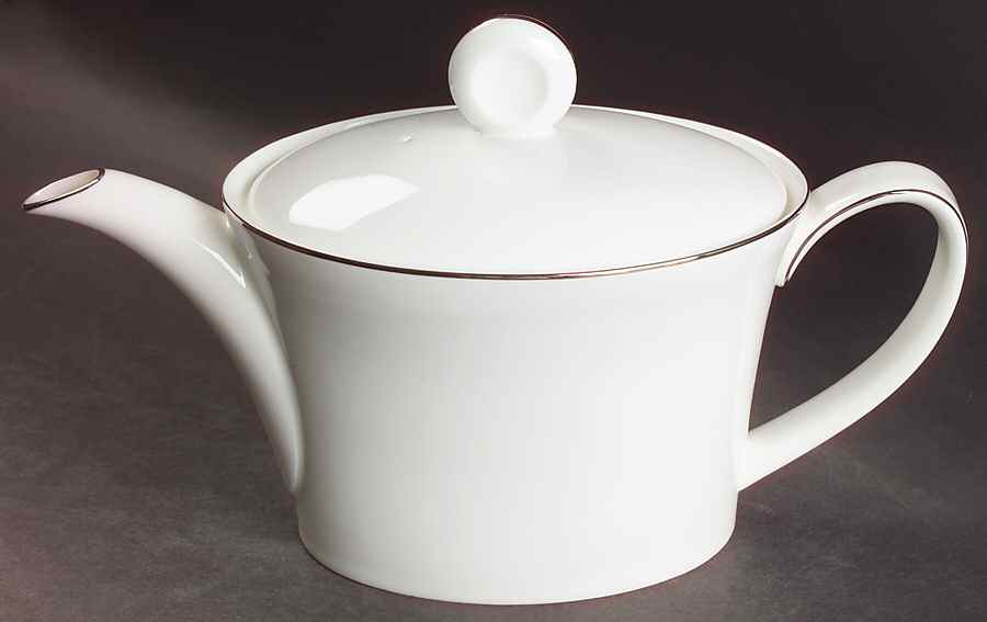 Fusion Platinum Teapot & Lid by Royal Doulton-1