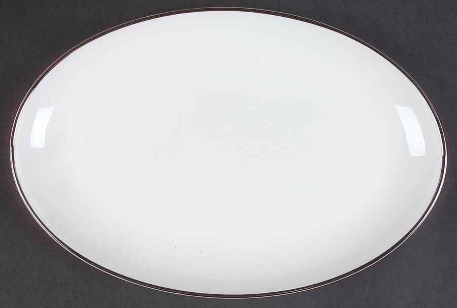 Fusion Platinum Relish/Gravy Underplate by Royal Doulton-1