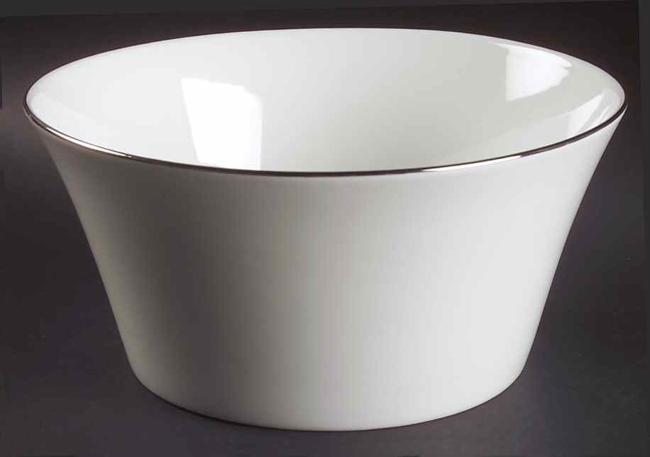Fusion Platinum 9" Salad Serving Bowl by Royal Doulton-1