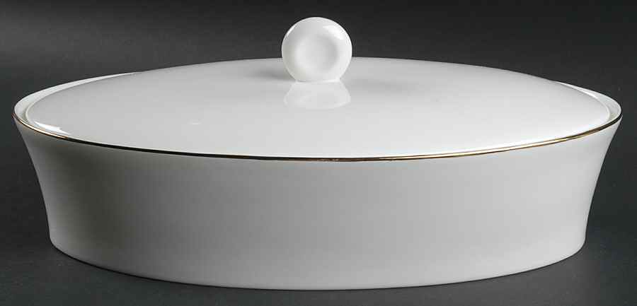 Fusion Gold Oval Covered Vegetable by Royal Doulton-1