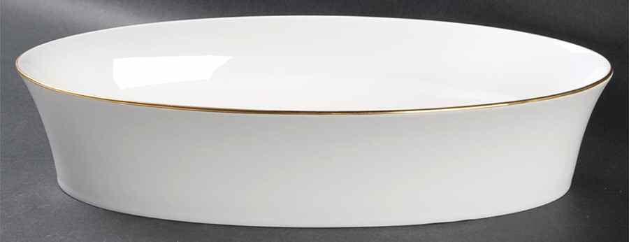 Fusion Gold 12" Oval Vegetable Bowl by Royal Doulton-1