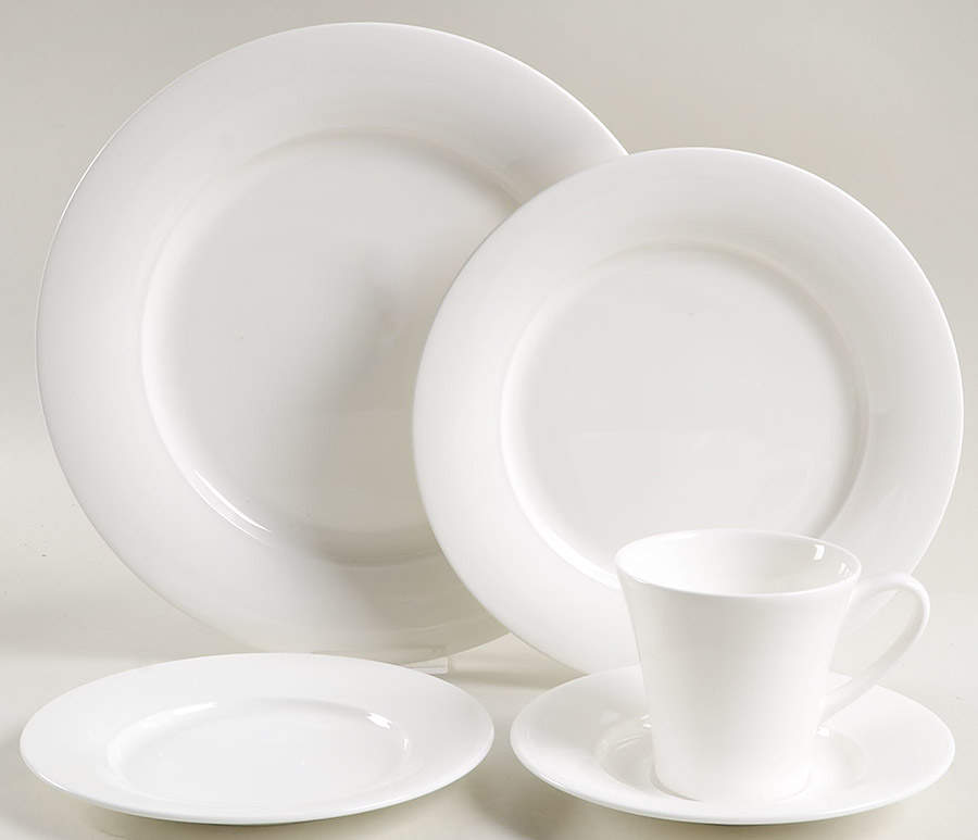 Fusion White 5 Piece Place Setting by Royal Doulton-1