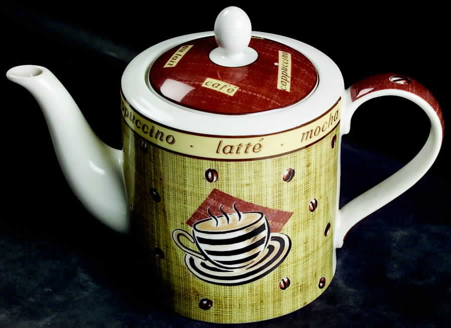 Coffee Time Tea/Coffee Pot & Lid by Royal Doulton-1