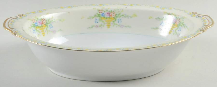 RCJ7 10" Oval Vegetable Bowl by Royal China Japan-1