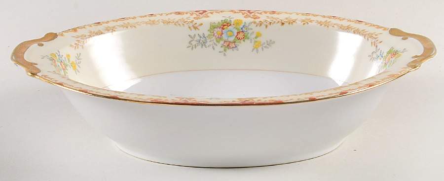 RCJ8 10" Oval Vegetable Bowl by Royal China Japan-1