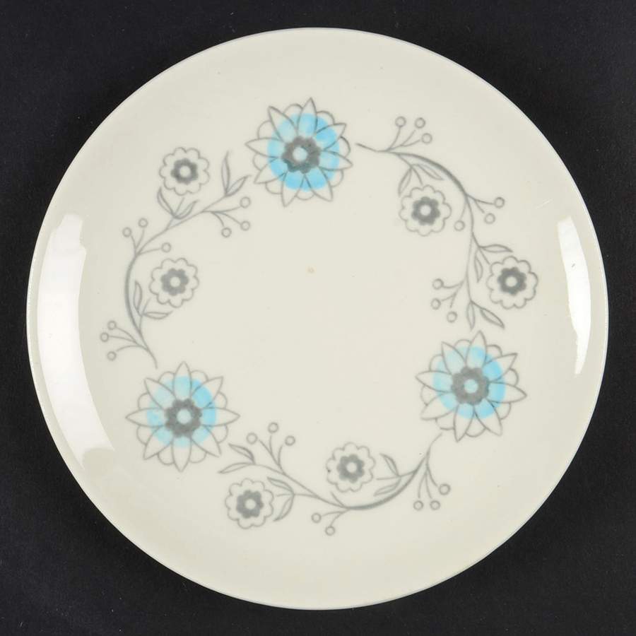 Blue Meadow Bread & Butter Plate by Royal (USA)-1