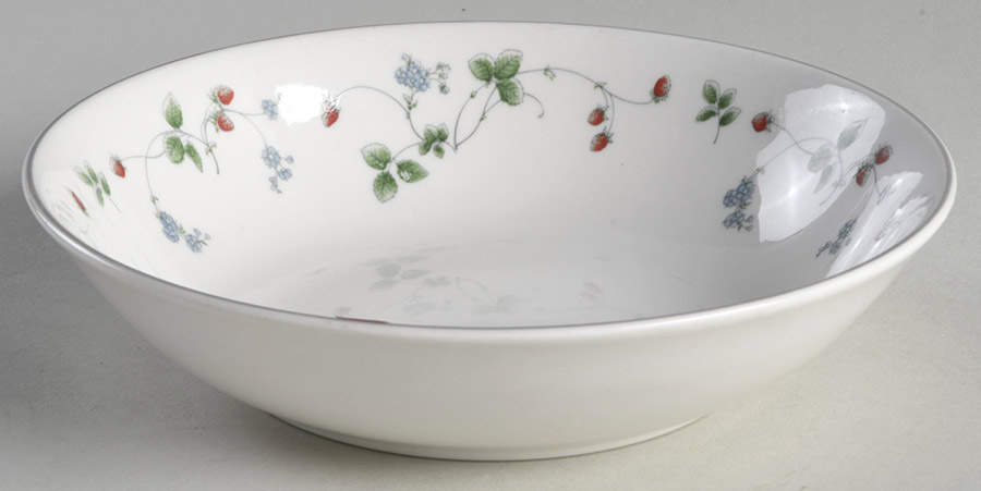 Strawberry Fayre Red Coupe Cereal Bowl by Royal Doulton-1