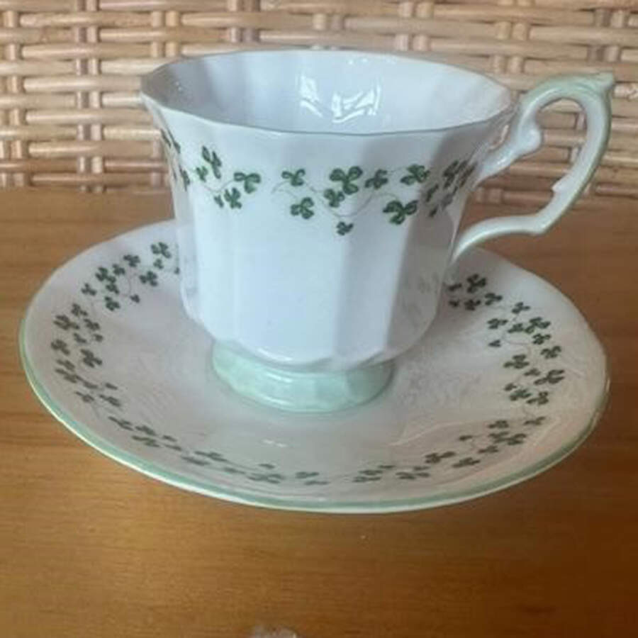 R2C4 Footed Cup & Saucer Set by Royal Crest(England)-1