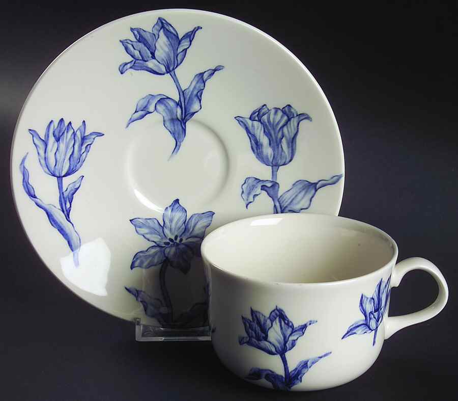 Tulipa Jumbo Cup & Saucer Set by Royal Stafford-1