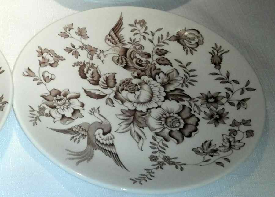 Atherstone Brown Bread & Butter Plate by Ridgway (Ridgways)-1