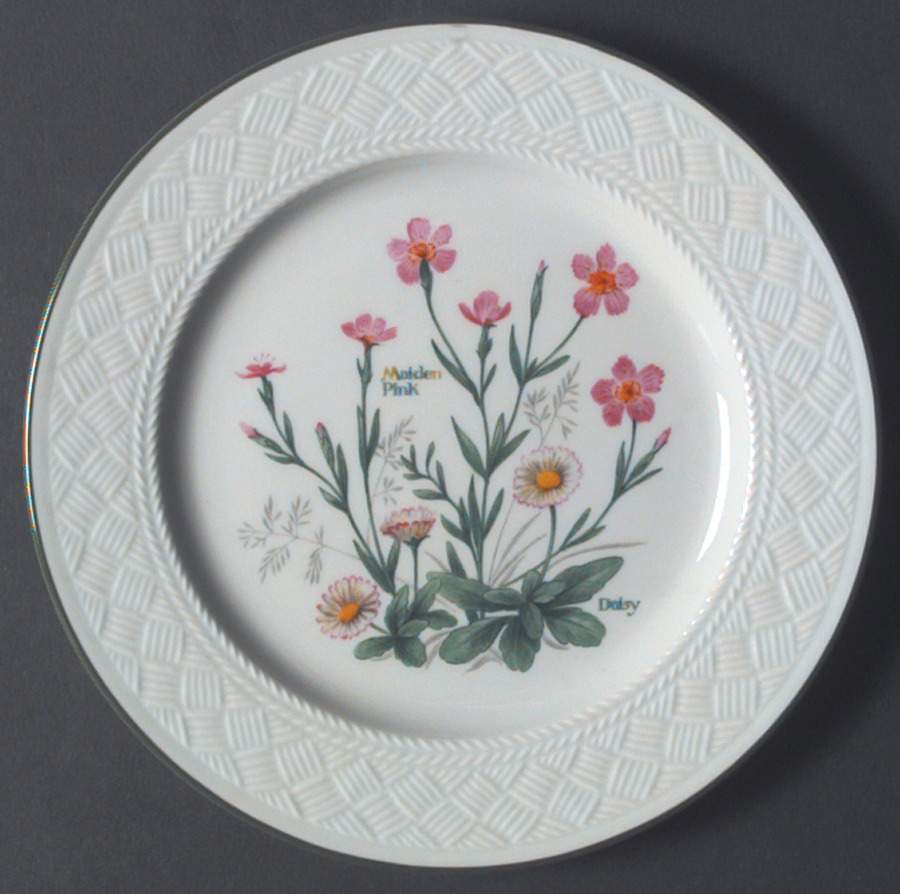 Somerset Flowers Salad Plate by Royal Worcester-1
