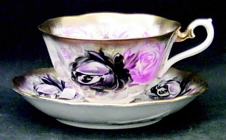 Summer Bounty Series Footed Cup & Saucer Set by Royal Albert-1