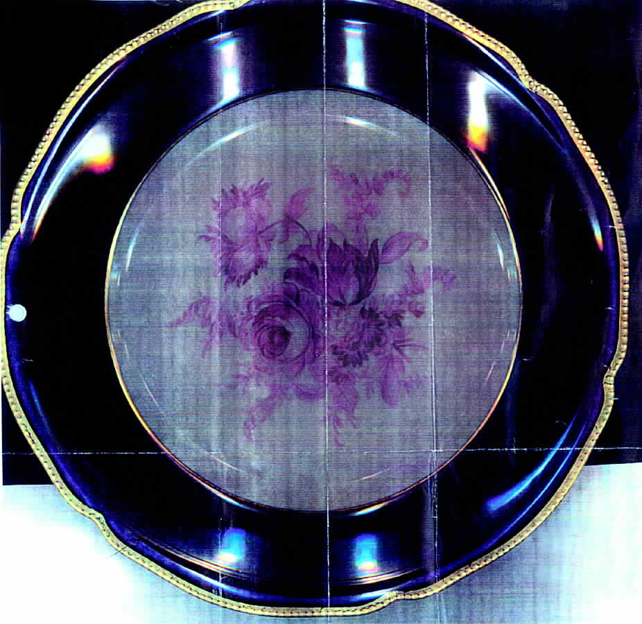 1133 (Blue Rim) Dinner Plate by Rosenthal - Continental-1
