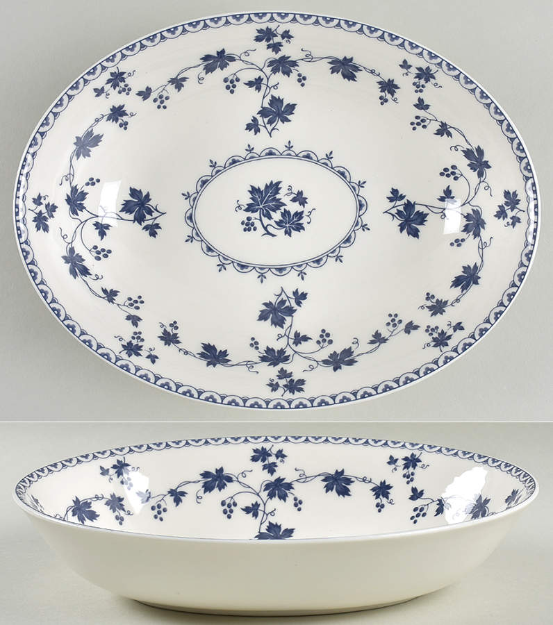 Yorktown 9" Oval Vegetable Bowl by Royal Doulton-1