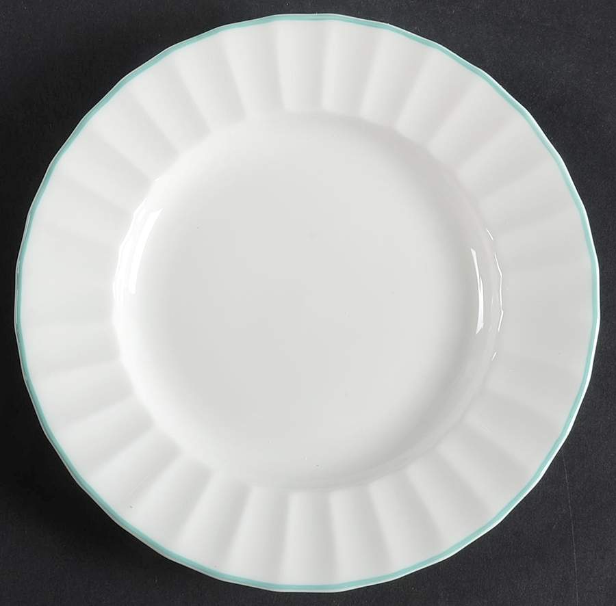 Warmstry Green Bread & Butter Plate by Royal Worcester-1