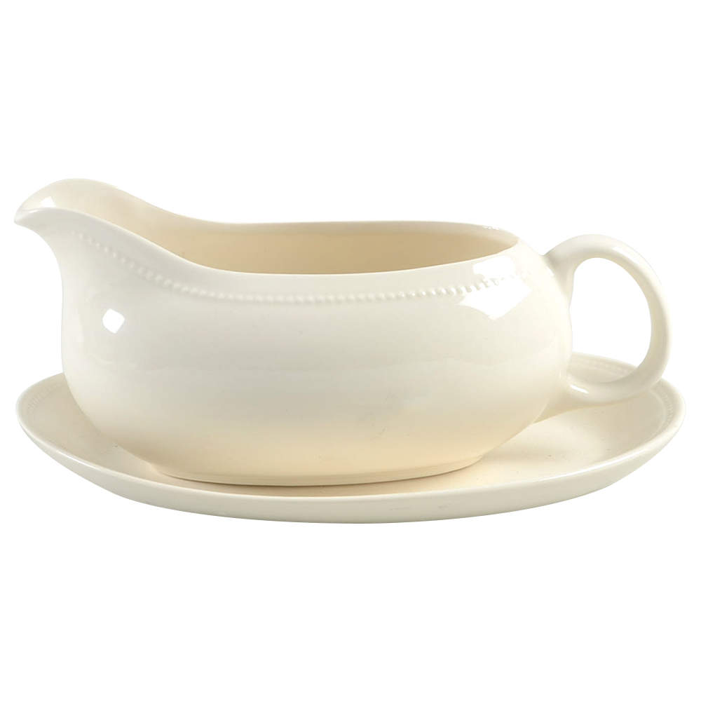 Roulette Gravy Boat & Underplate/Relish by Royal Stafford-1