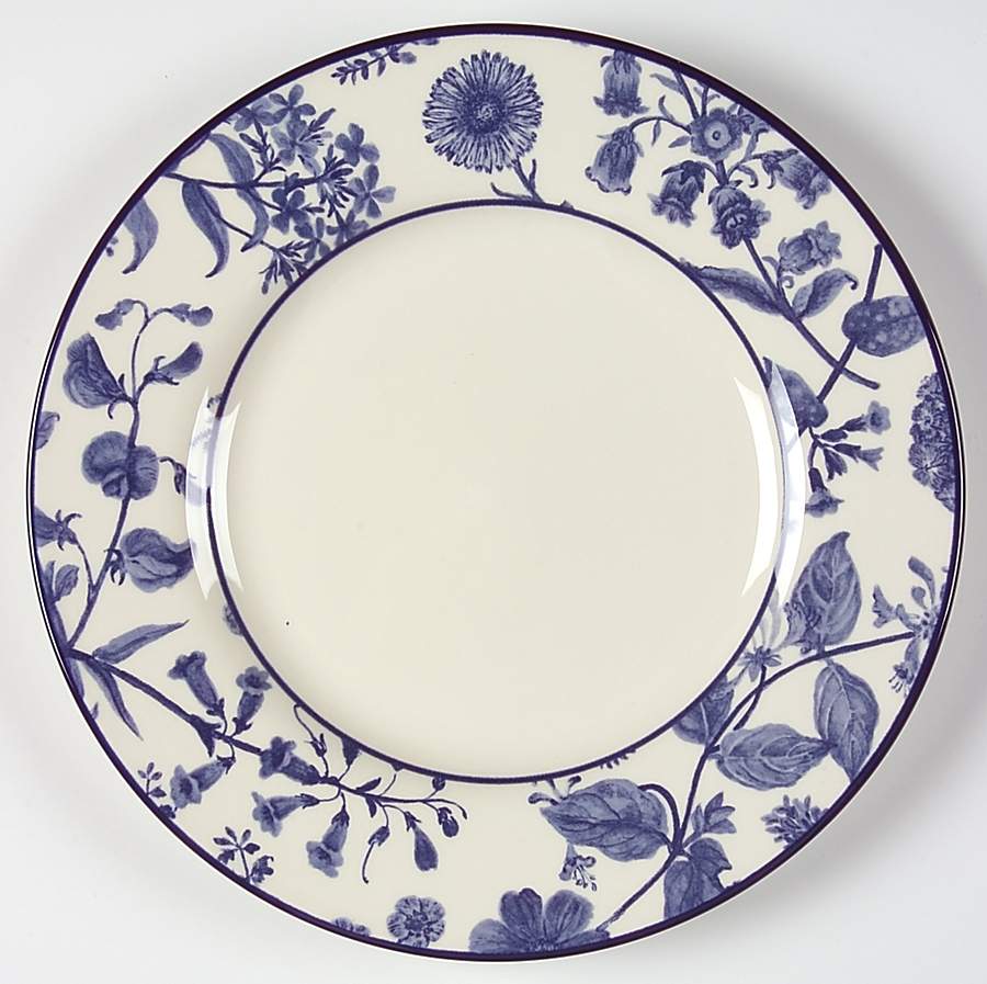 Hedgerow Blue (Earthenware, Wildflowers) Salad Plate by Royal Stafford-1