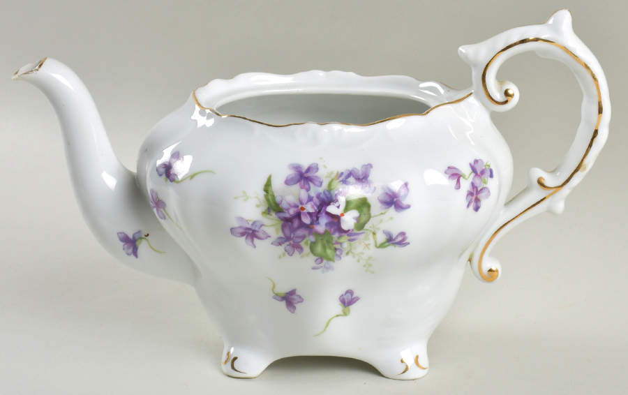 Spring Violets Teapot No Lid by Rossetti-1
