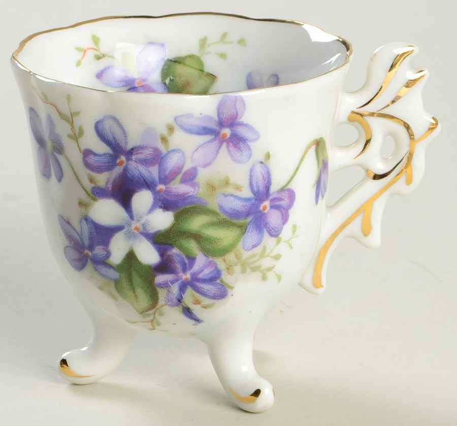 Spring Violets Footed Demitasse Cup by Rossetti-1
