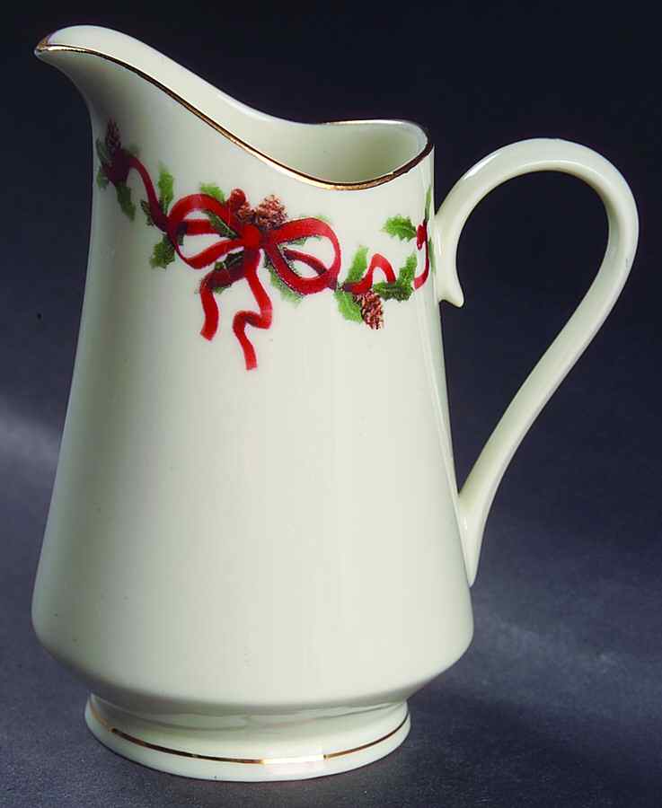 Holiday Ribbons Creamer by Retroneu-1