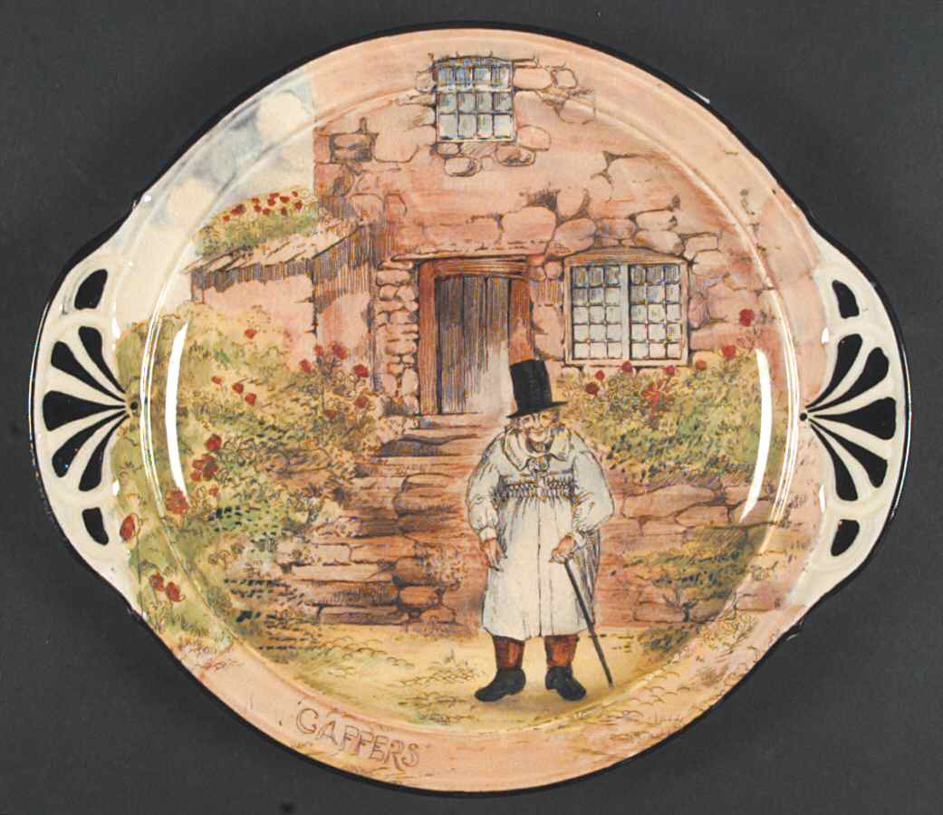 Gaffers Handled Cake Plate by Royal Doulton-1