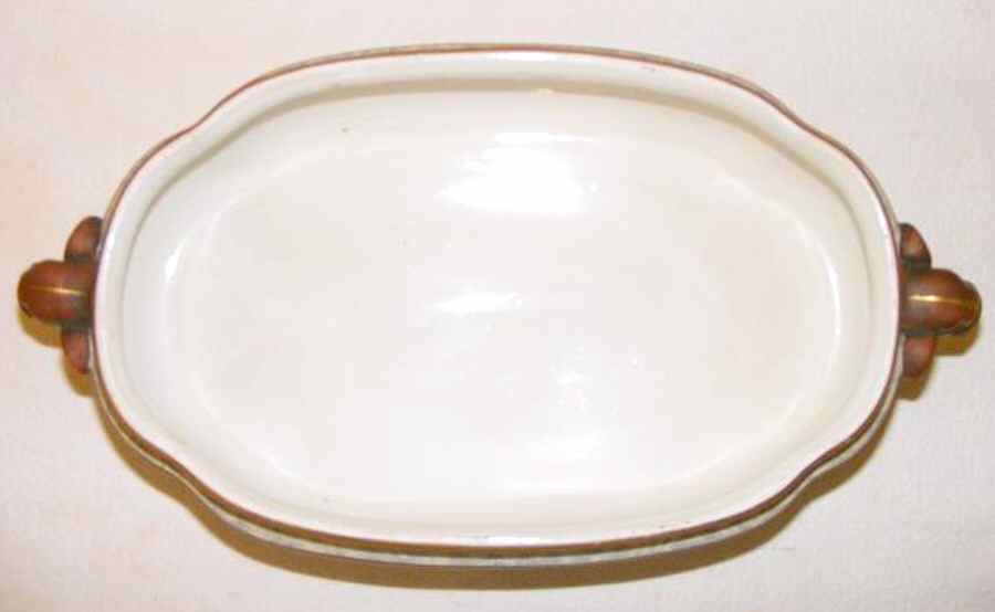 W2279 Brown Oval Vegetable No Lid by Royal Worcester-1