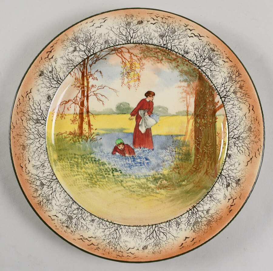 Bluebell Gatherers Dinner Plate by Royal Doulton-1