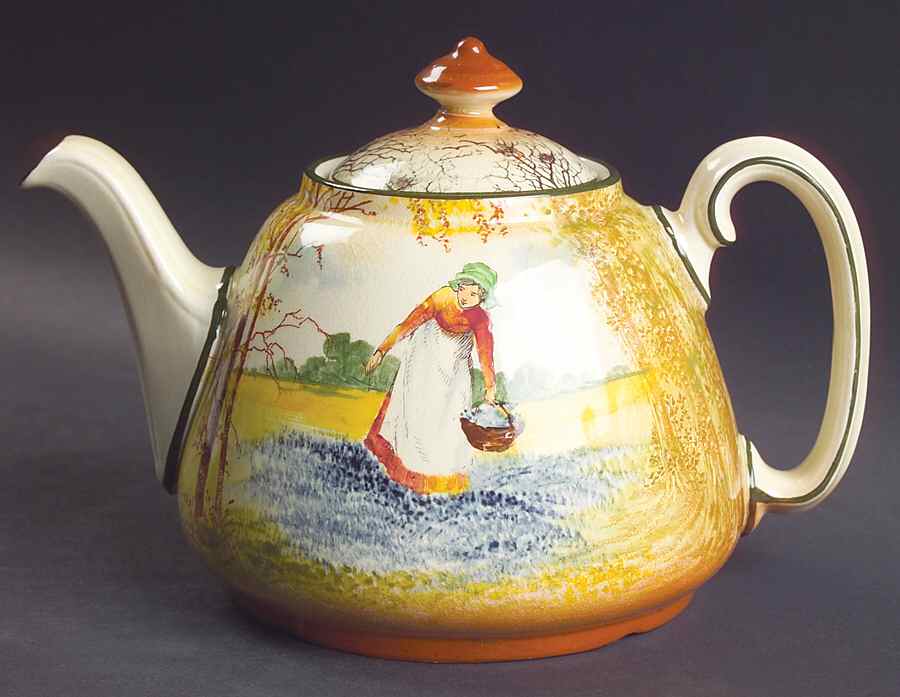 Bluebell Gatherers Teapot & Lid by Royal Doulton-1