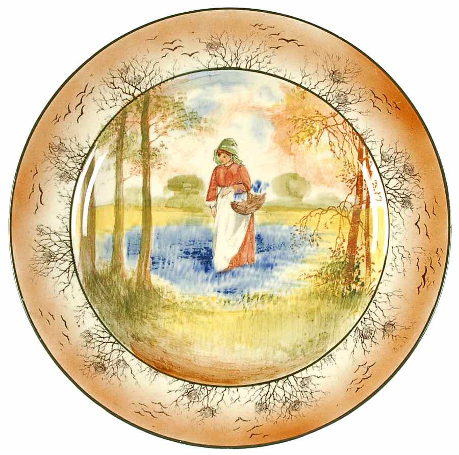 Bluebell Gatherers Salad Plate by Royal Doulton-1