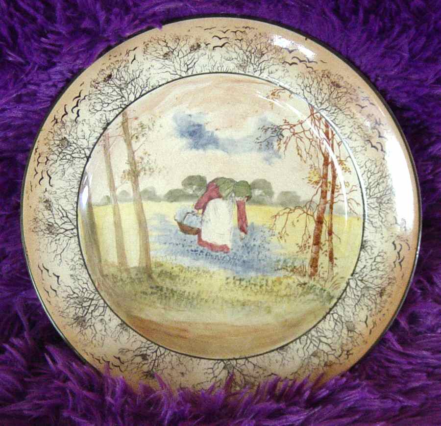 Bluebell Gatherers Dinner Plate by Royal Doulton-1