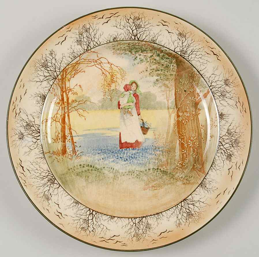 Bluebell Gatherers Dinner Plate by Royal Doulton-1