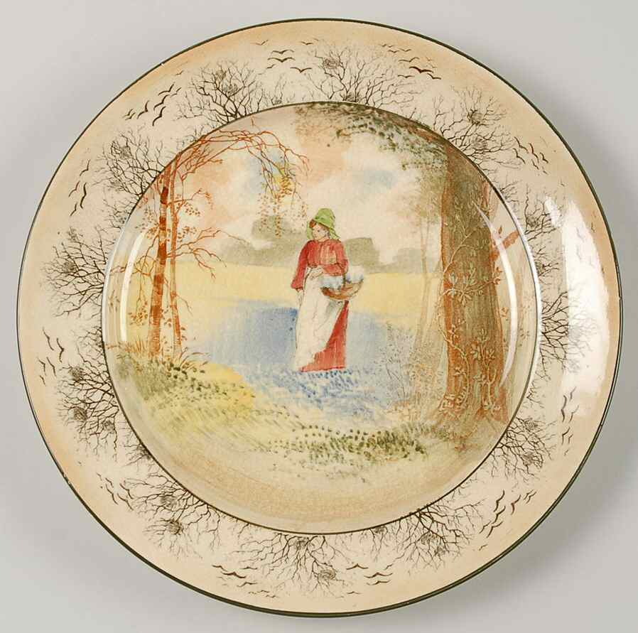 Bluebell Gatherers Dinner Plate by Royal Doulton-1