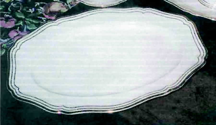 R751 14" Oval Serving Platter by Rosenthal - Continental-1