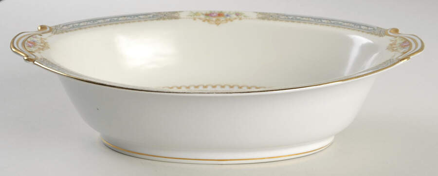 Annette 10" Oval Vegetable Bowl by Rose (Japan)-1