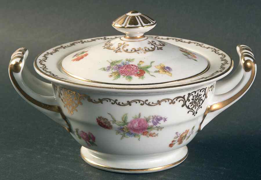 Julia Sugar Bowl & Lid by Rose (Japan)-1