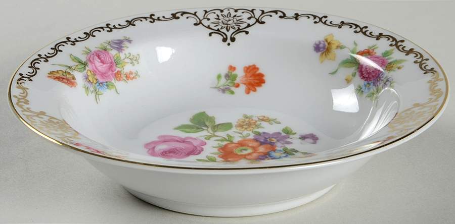 Julia Rim Fruit/Dessert (Sauce) Bowl by Rose (Japan)-1