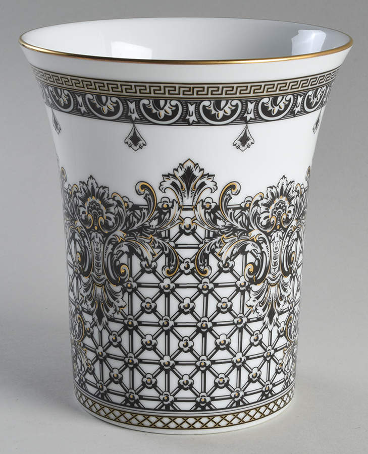Marqueterie 7" Vase by Rosenthal - Continental-1