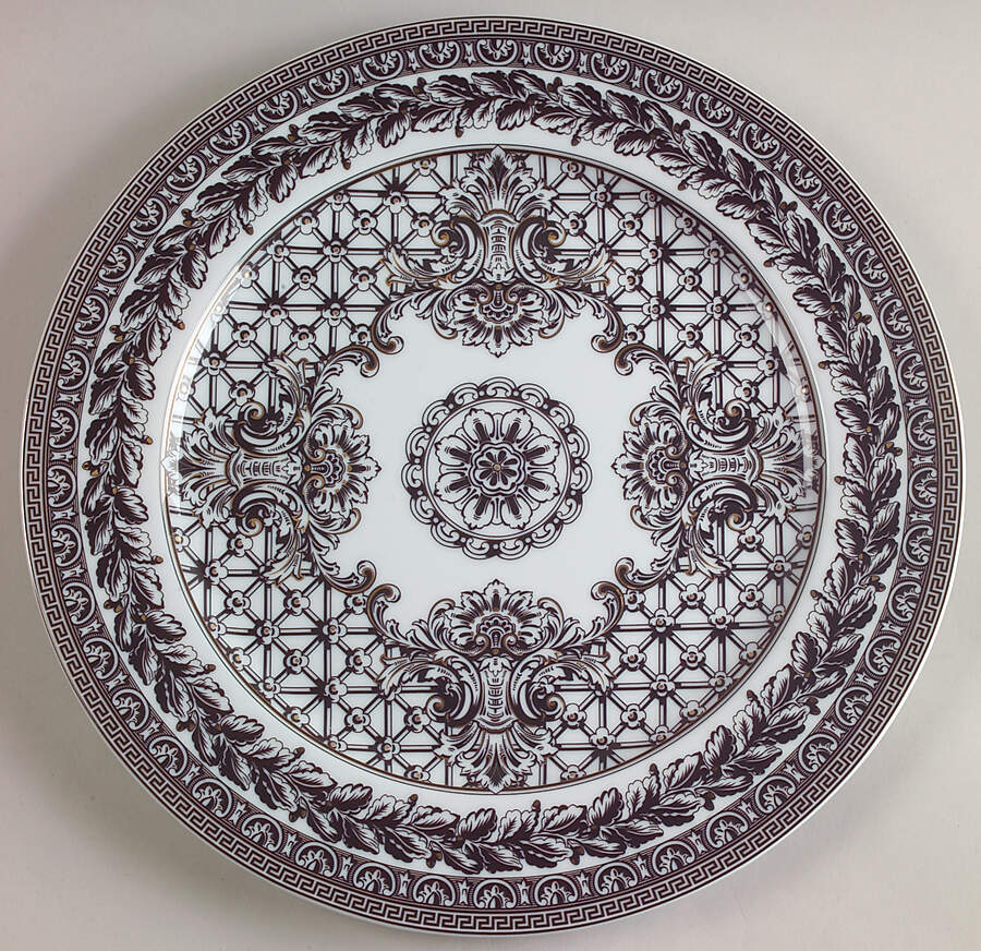 Marqueterie Service Plate (Charger) by Rosenthal - Continental-1