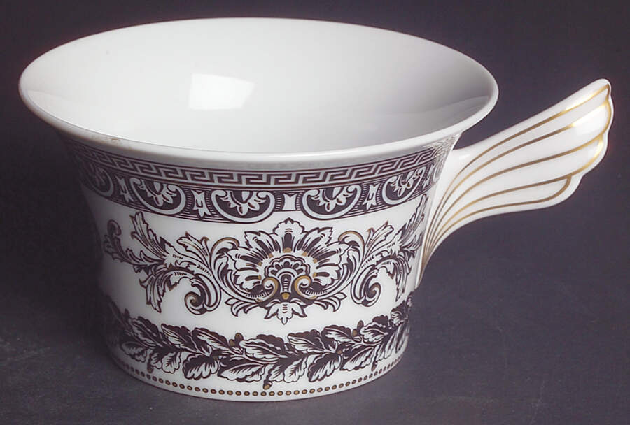 Marqueterie Flat Cup by Rosenthal - Continental-1