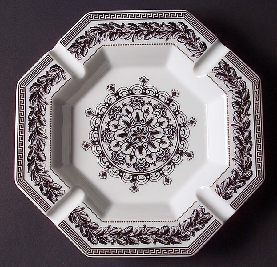 Marqueterie 9" Ashtray by Rosenthal - Continental-1