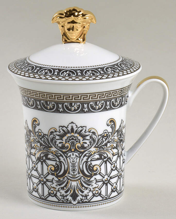 Marqueterie Mug & Lid (30th Anniversary Backstamp) by Rosenthal - Continental-1